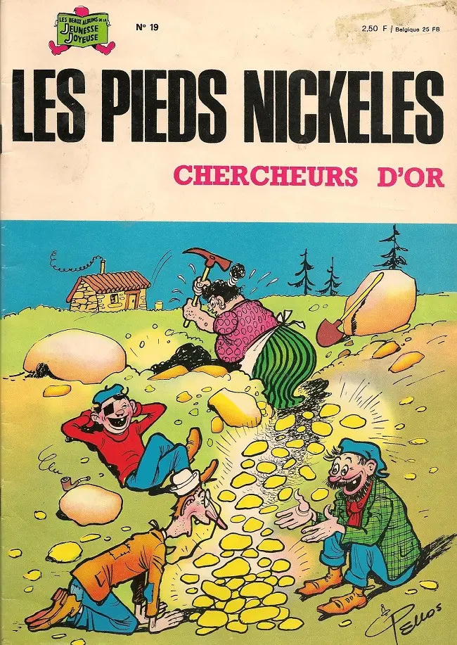 Couverture de l'album Les Pieds Nickelés Tome 19 Les Pieds Nickelés chercheurs d'or
