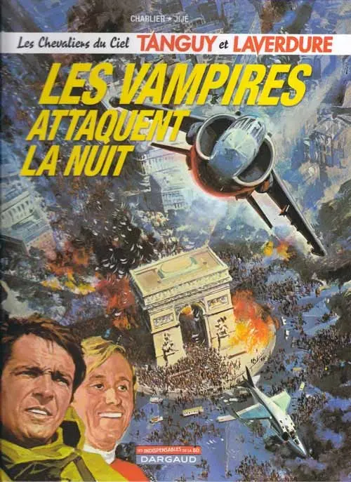 Couverture de l'album Tanguy et Laverdure Tome 15 Les Vampires attaquent la nuit