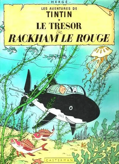 Couverture de l'album Tintin Tome 12 Le Trésor de Rackham le Rouge