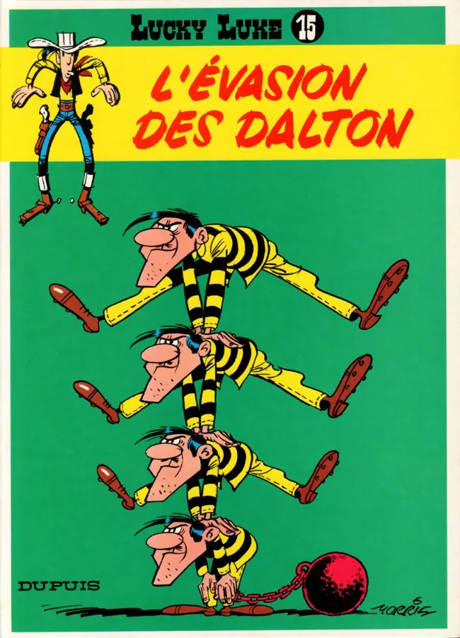Couverture de l'album Lucky Luke Tome 15 L'évasion des Dalton