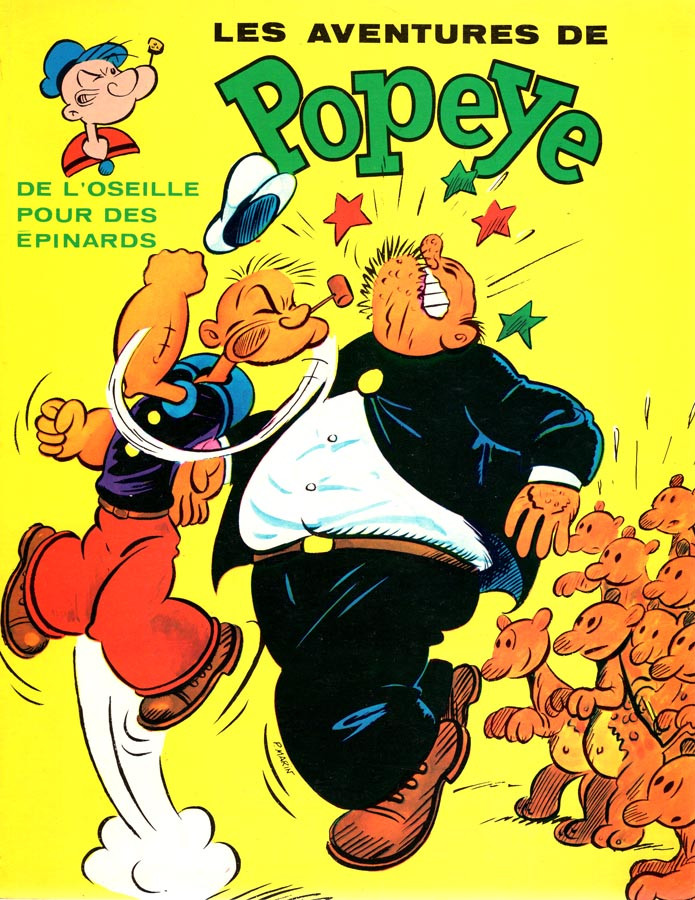 Couverture de l'album Les aventures de Popeye Album N° 12 De l'oseille pour des épinards