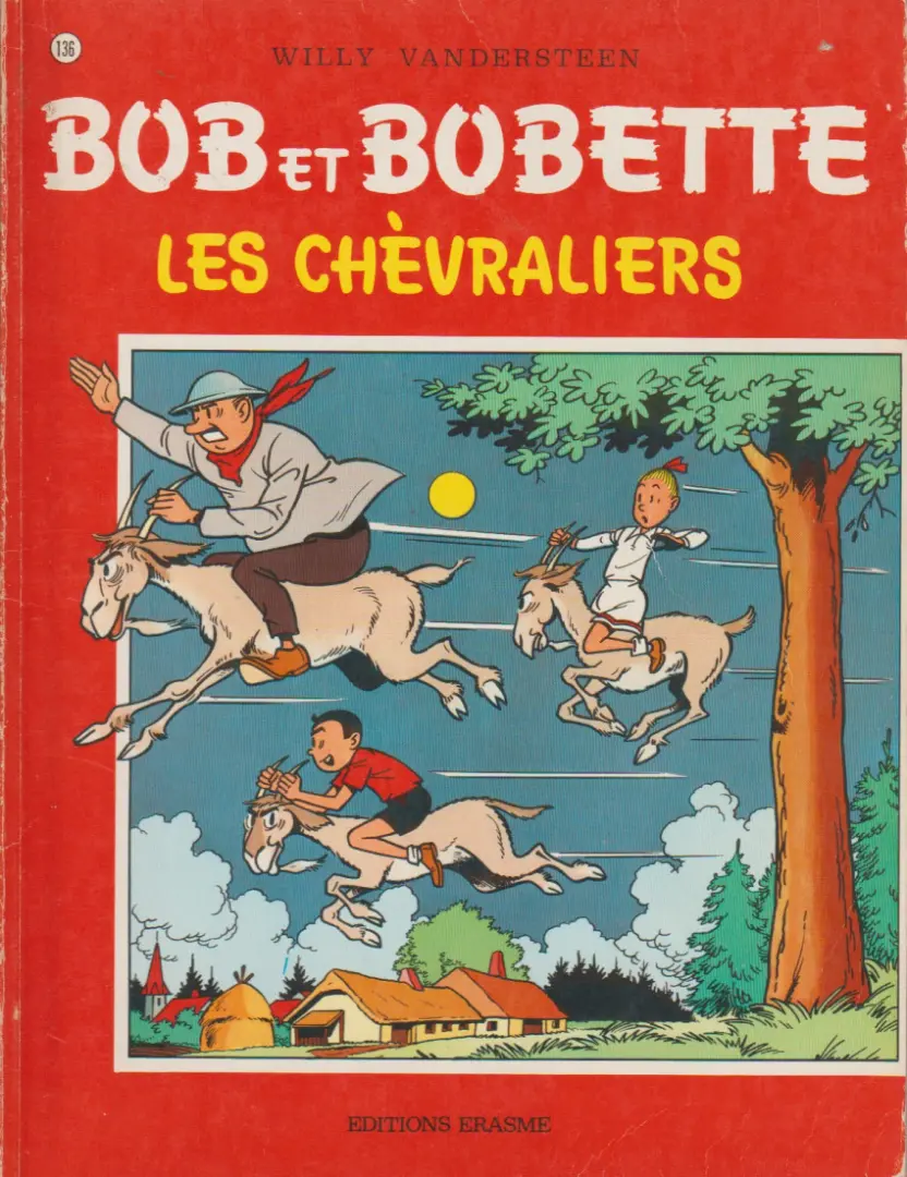 Couverture de l'album Bob et Bobette Tome 136 les chèvraliers