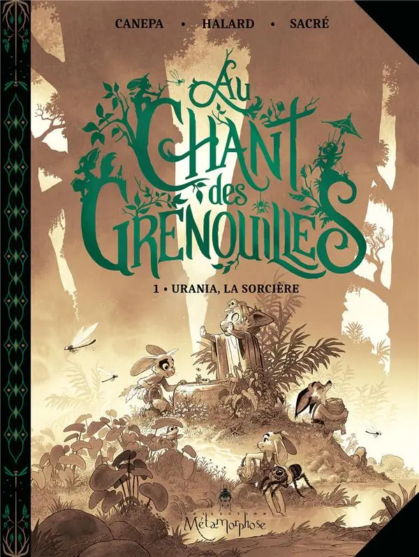 Couverture de l'album Au chant des grenouilles Tome 1 Urania, la sorcière