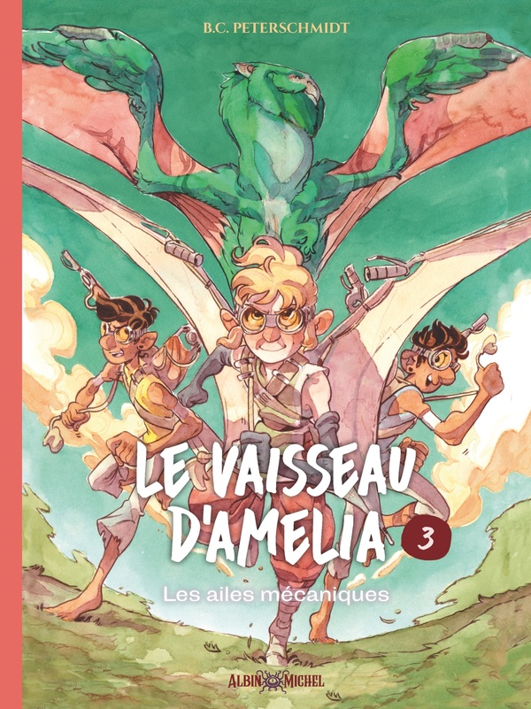 Couverture de l'album Le vaisseau d'Amelia 3 Les ailes mécaniques