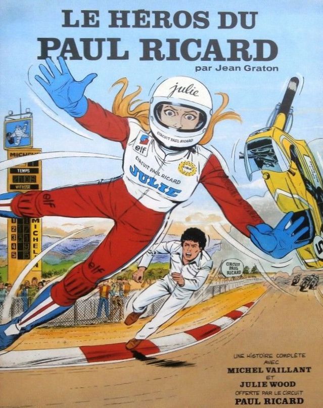 Couverture de l'album Michel Vaillant Le Héros du Paul Ricard