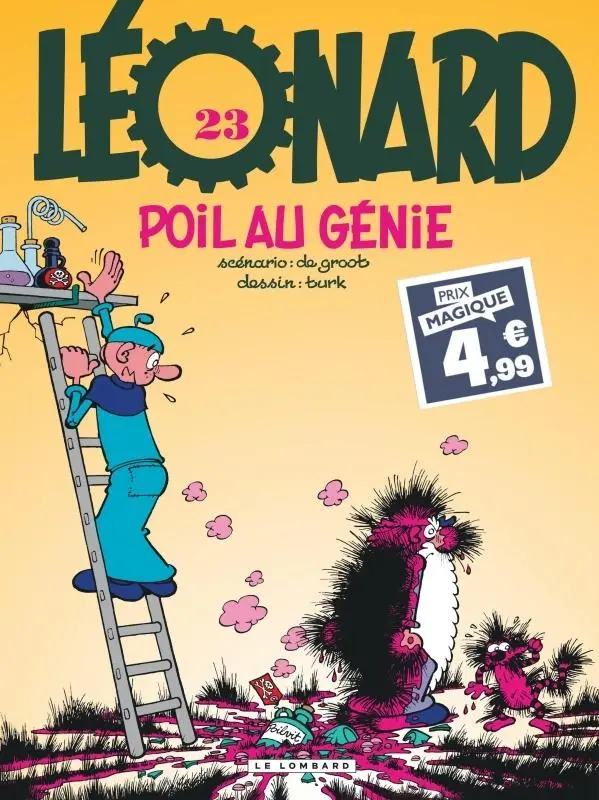 Couverture de l'album Léonard Tome 23 Poil au génie !