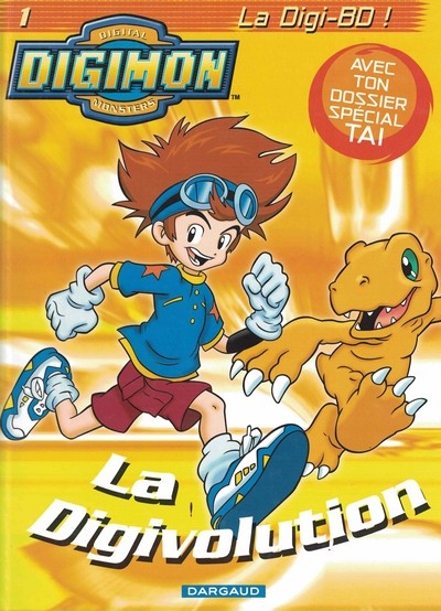 Couverture de l'album Digimon Tome 1 La digivolution