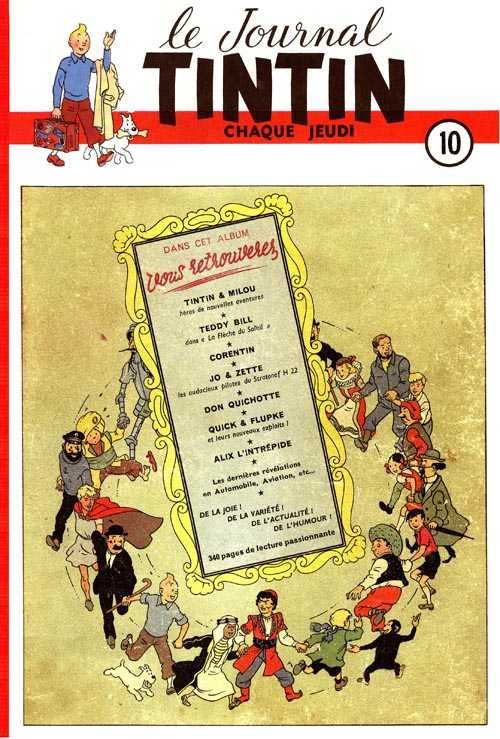 Couverture de l'album Tintin Tome 10