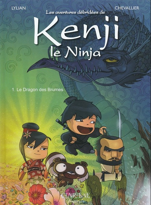 Couverture de l'album Les aventures débridées de Kenji le Ninja Tome 1 Le Dragon des Brumes