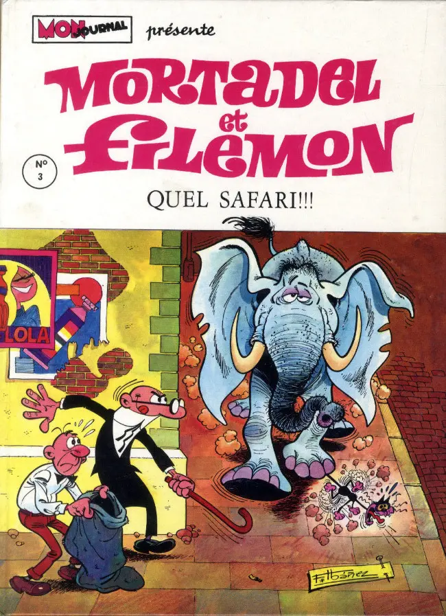 Couverture de l'album Mortadel et Filémon Tome 3 Quel safari !!!
