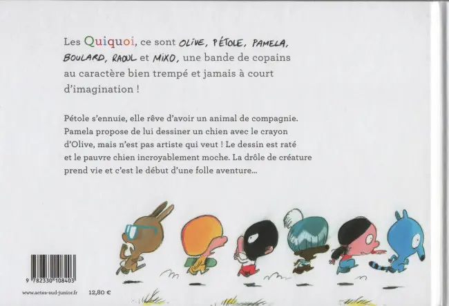 Verso de l'album Les Qui Quoi Tome 5 Les Qui Quoi et le chien moche dont personne ne veut