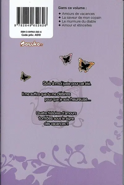 Verso de l'album Lolita 8 Amours de vacances