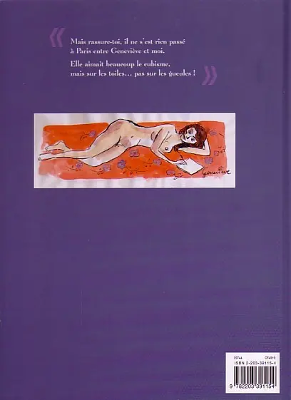 Verso de l'album Le sang des Valentines