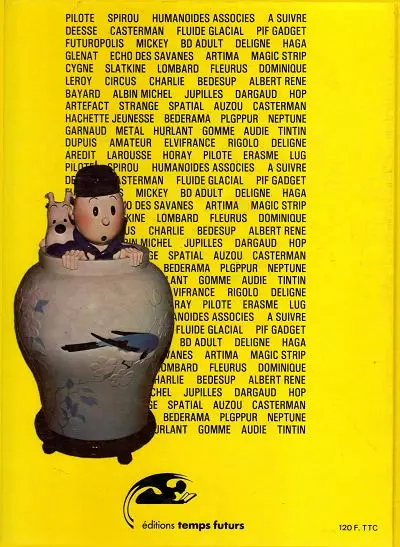Verso de l'album L'Année de la Bande Dessinée 83-84