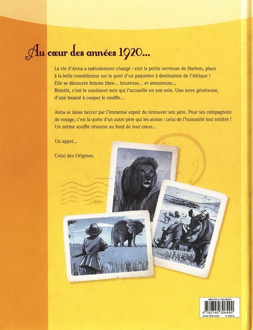 Verso de l'album L'Appel des origines Tome 2 Nairobi