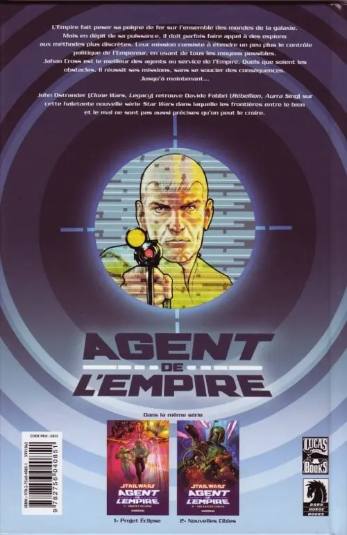 Verso de l'album Star Wars - Agent de l'Empire Tome 2 Nouvelles cibles