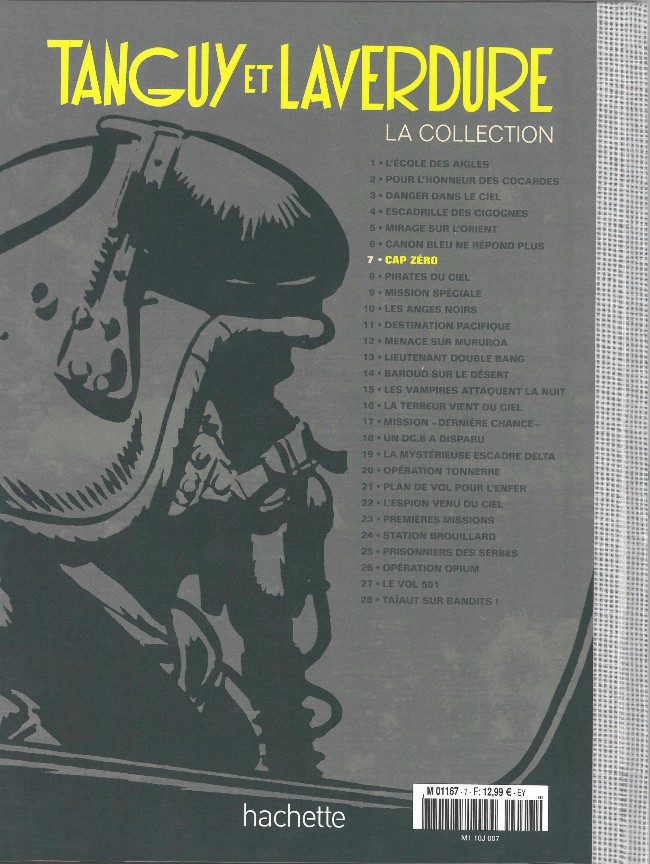 Verso de l'album Tanguy et Laverdure - La Collection Tome 7 Cap Zéro