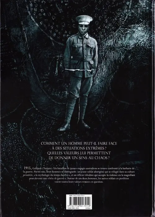 Verso de l'album Le Temps du rêve Tome 1 Gallipoli