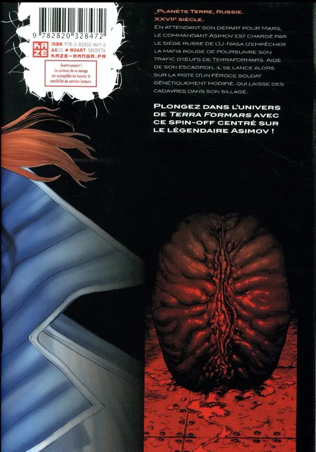 Verso de l'album Terra Formars - Asimov 1