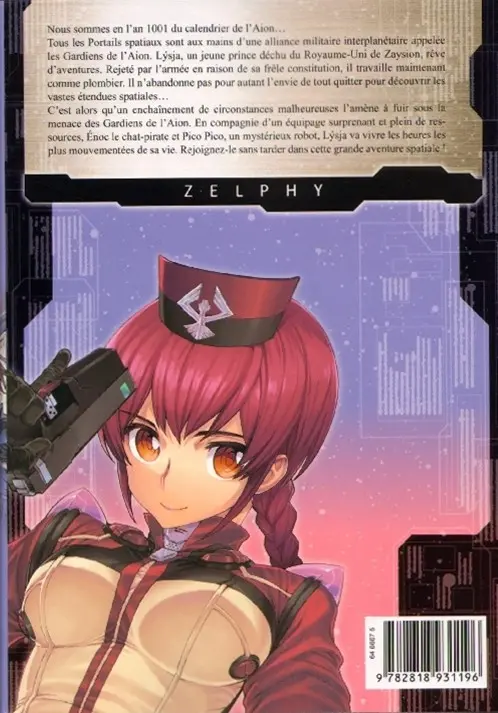 Verso de l'album Zelphy 1