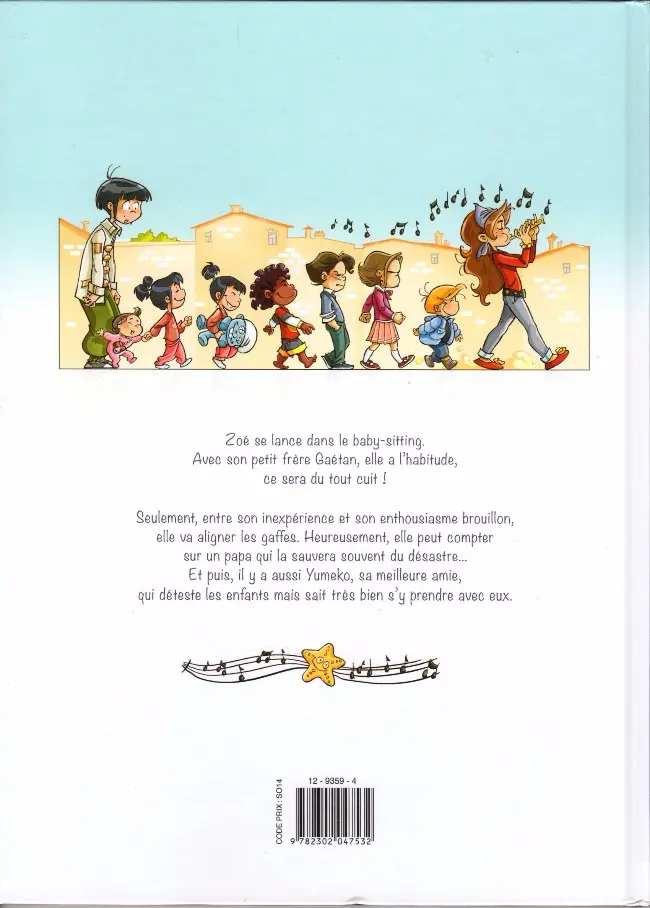 Verso de l'album Zoé baby-sitter 1 C'est pas moi !