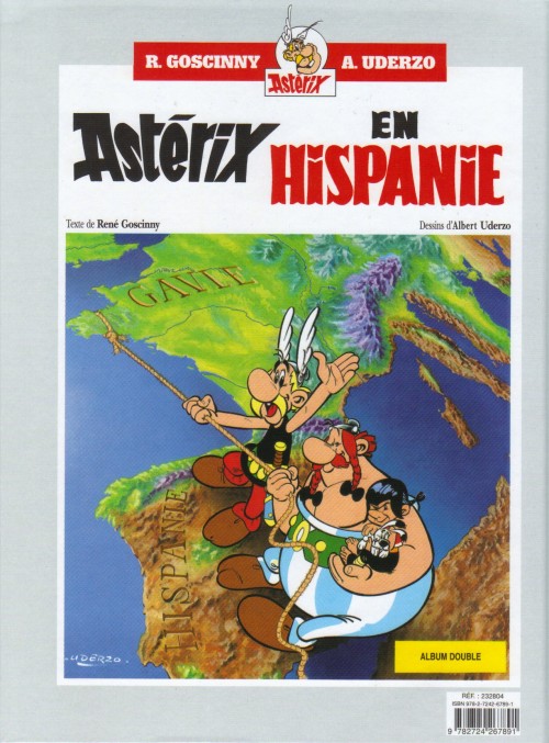 Verso de l'album Astérix Tomes 13 et 14 Astérix et le chaudron / Astérix en Hispanie