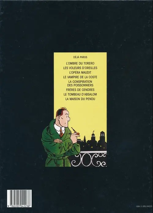 Verso de l'album Dick Hérisson Tome 6 Frères de cendres