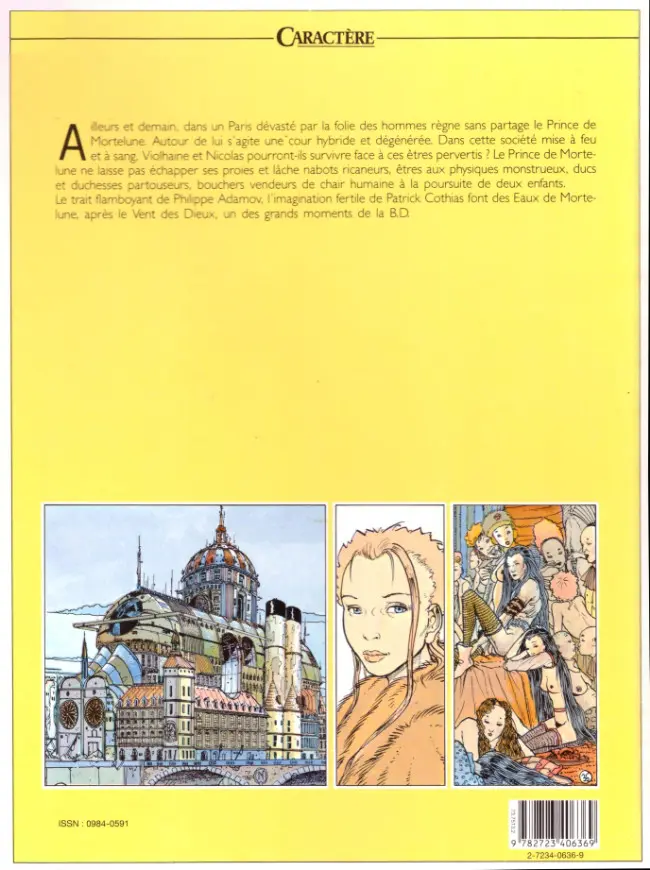 Verso de l'album Les eaux de Mortelune Tome 1 L'échiquier du rat