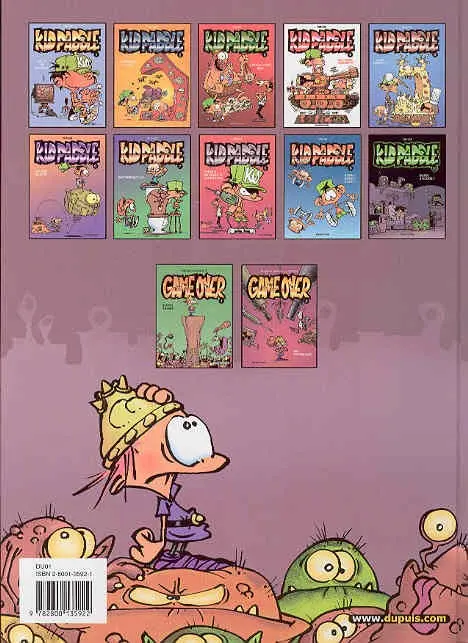 Verso de l'album Game over Tome 1 Blork Raider