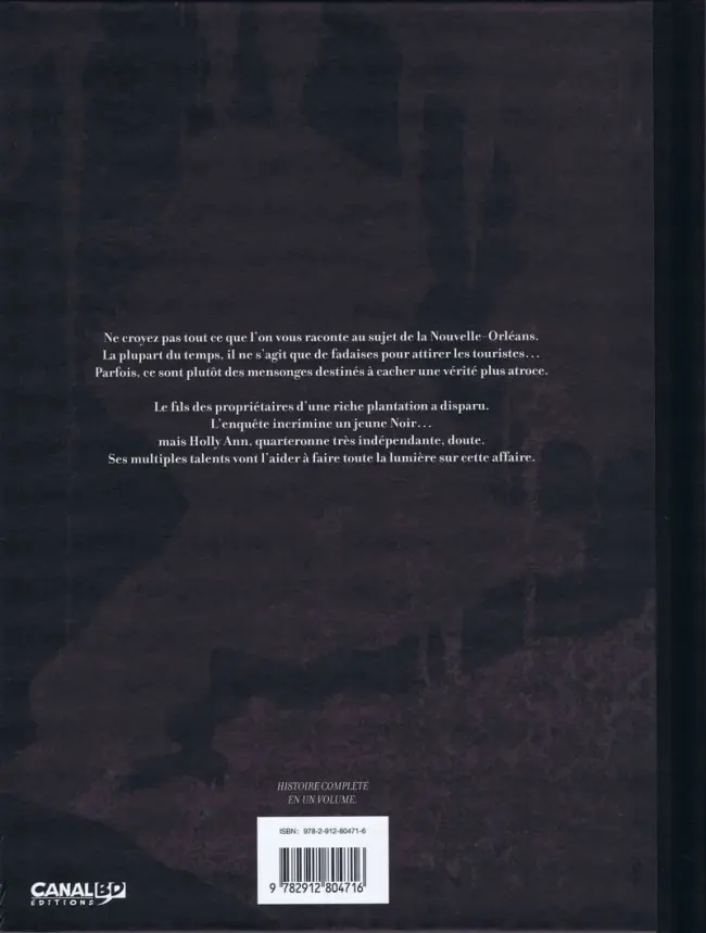 Verso de l'album Holly Ann Tome 1 La Chèvre sans cornes
