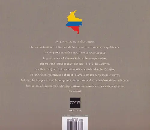 Verso de l'album Magnum Photos Carthagène