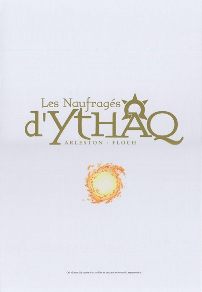 Verso de l'album Les Naufragés d'Ythaq Tome 1 Terra incognita