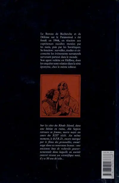 Verso de l'album B.P.R.D. Tome 4 Les Morts
