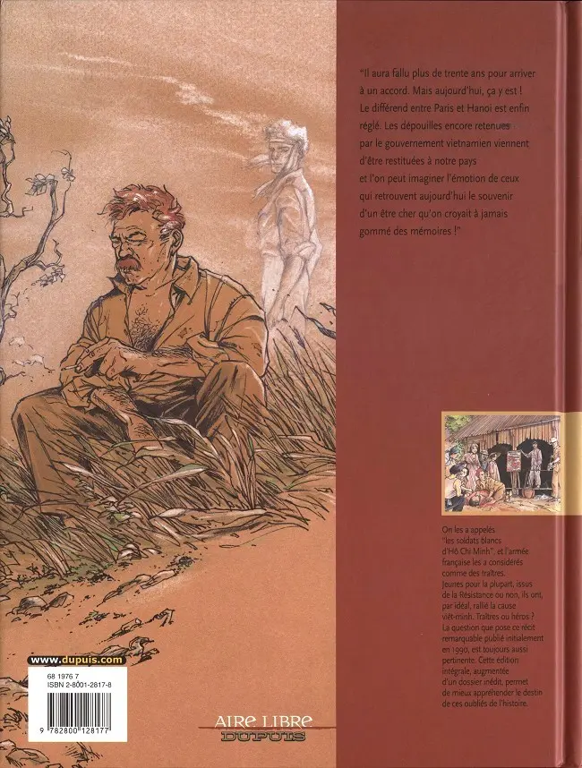 Verso de l'album Les Oubliés d'Annam Edition intégrale