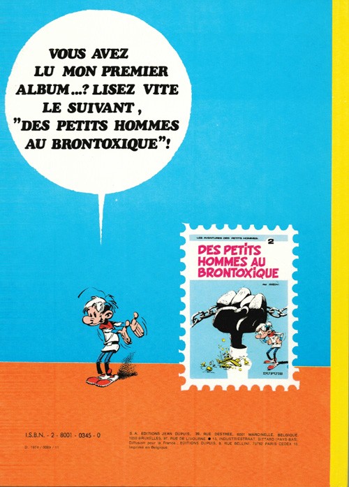 Verso de l'album Les Petits hommes Tome 1 L'exode