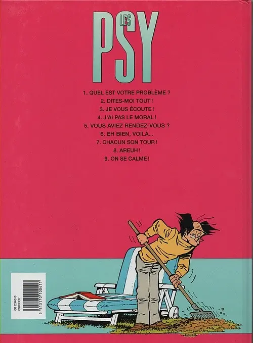 Verso de l'album Les Psy Tome 5 Vous aviez rendez-vous ?