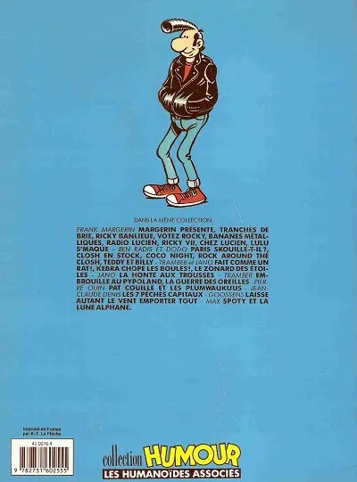 Verso de l'album Ricky Tome 2 Ricky VII