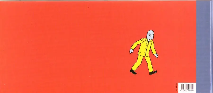 Verso de l'album Le savant fou