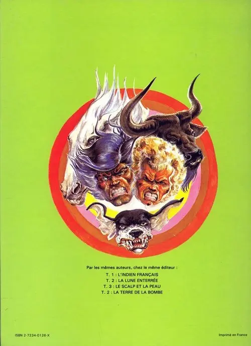 Verso de l'album La Terre de la bombe Tome 1 Carnage à Bez