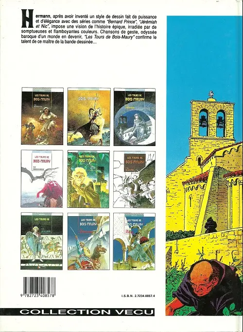 Verso de l'album Les Tours de Bois-Maury Tome 4 Reinhardt