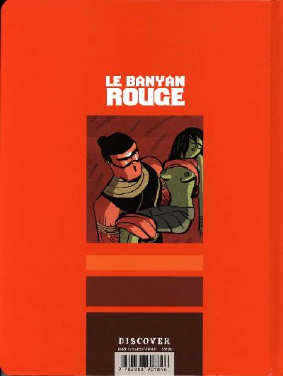 Verso de l'album Le Banyan rouge