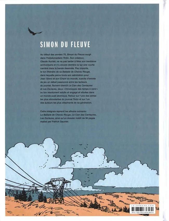 Verso de l'album Simon du Fleuve Intégrale 1