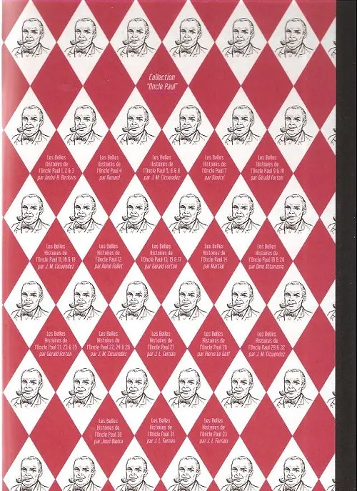 Verso de l'album Les Belles histoires de l'Oncle Paul Tome 33