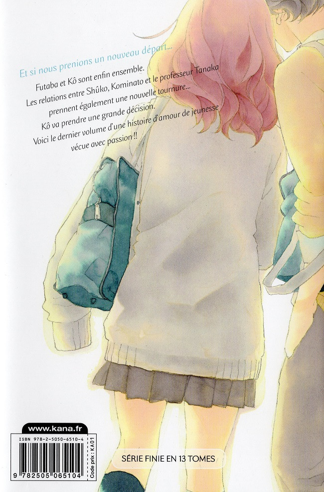 Verso de l'album Blue Spring Ride 13