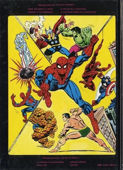 Verso de l'album The Best of Marvel Tome 5 Le rejeton des 4 Fantastiques