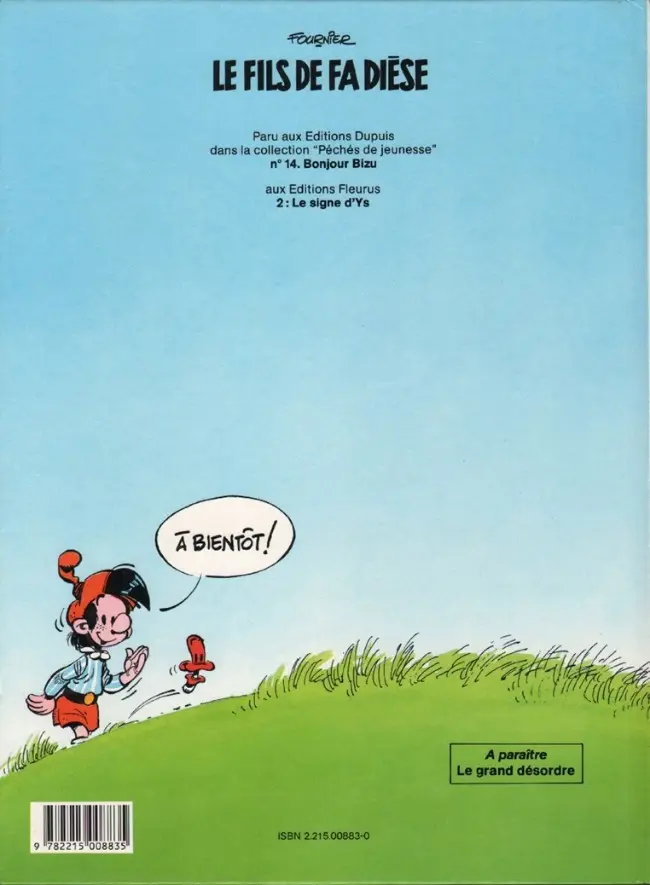 Verso de l'album Bizu Tome 2 Le fils de Fa Dièse