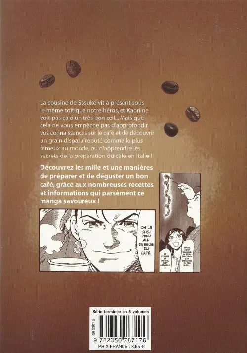 Verso de l'album Café Dream 3