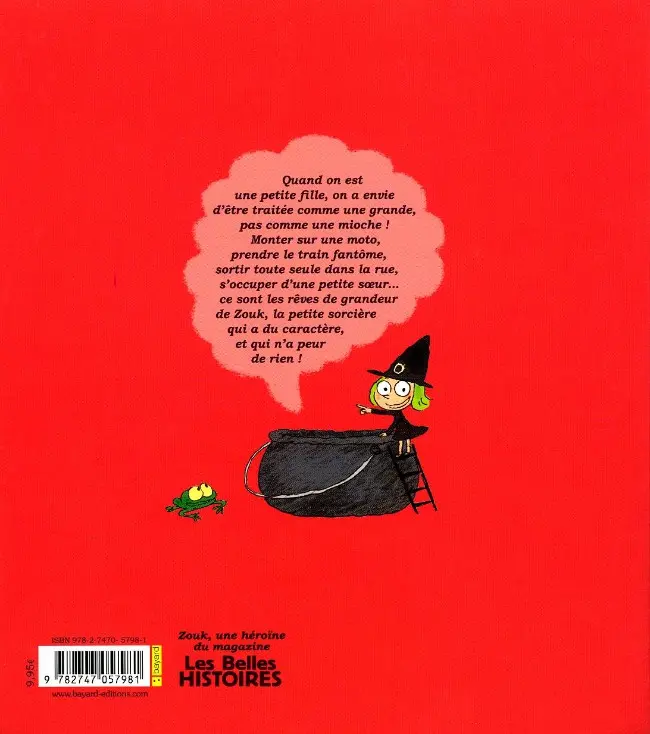 Verso de l'album Zouk Tome 12 petite sorcière deviendra grande