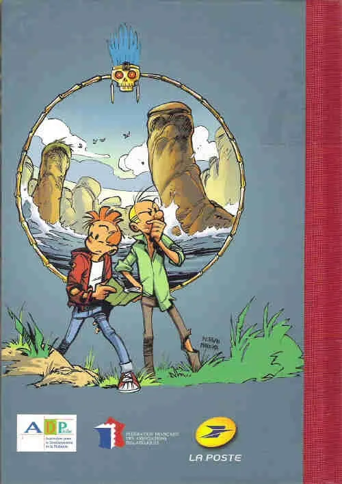 Verso de l'album Spirou et Fantasio Envois de fête !
