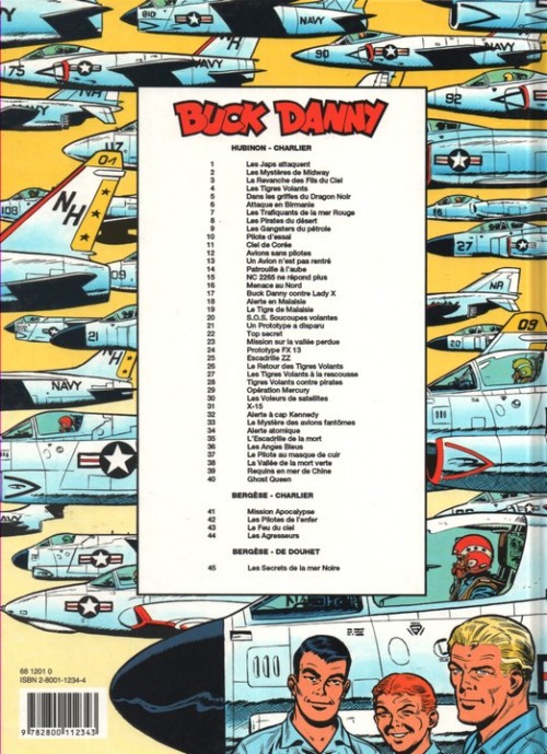 Verso de l'album Buck Danny Tome 38 La vallée de la mort verte